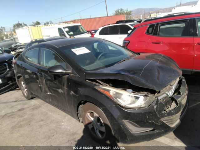 HYUNDAI ELANTRA 2014 kmhdh4ae1eu106190