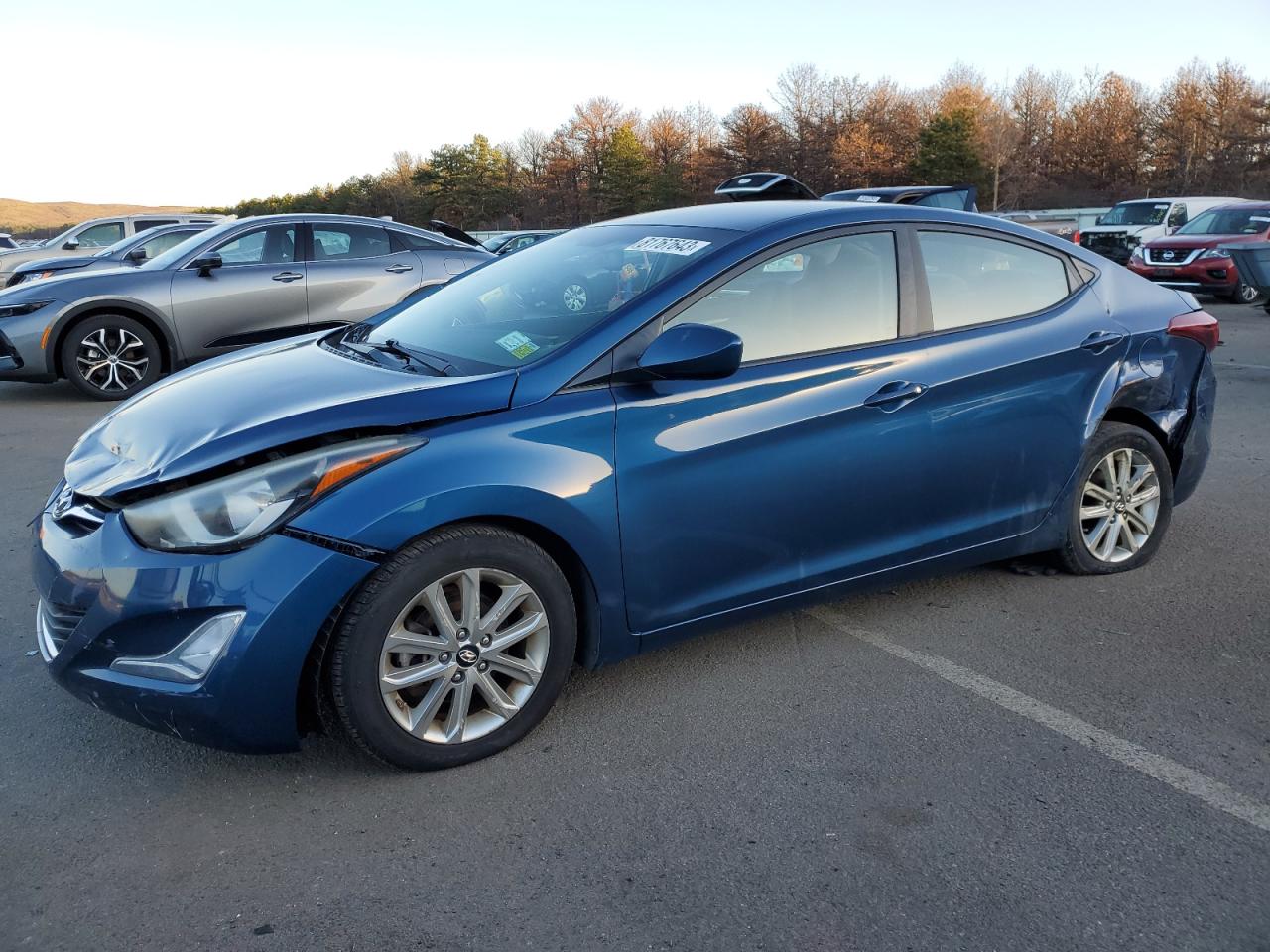 HYUNDAI ELANTRA 2014 kmhdh4ae1eu110109