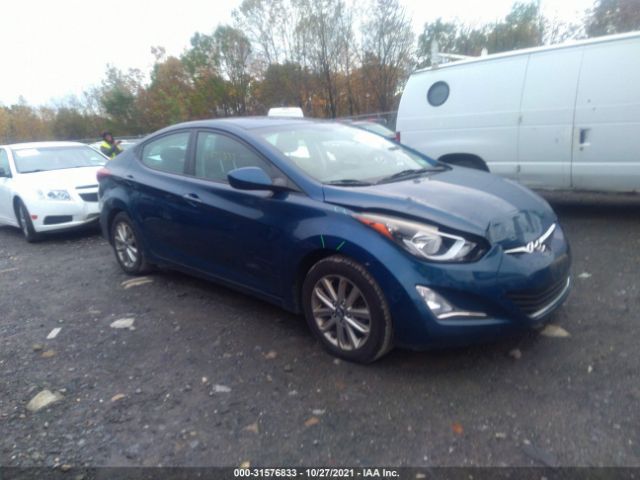 HYUNDAI ELANTRA 2014 kmhdh4ae1eu112751