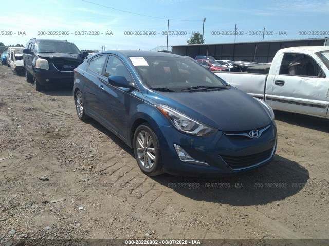 HYUNDAI ELANTRA 2014 kmhdh4ae1eu135639