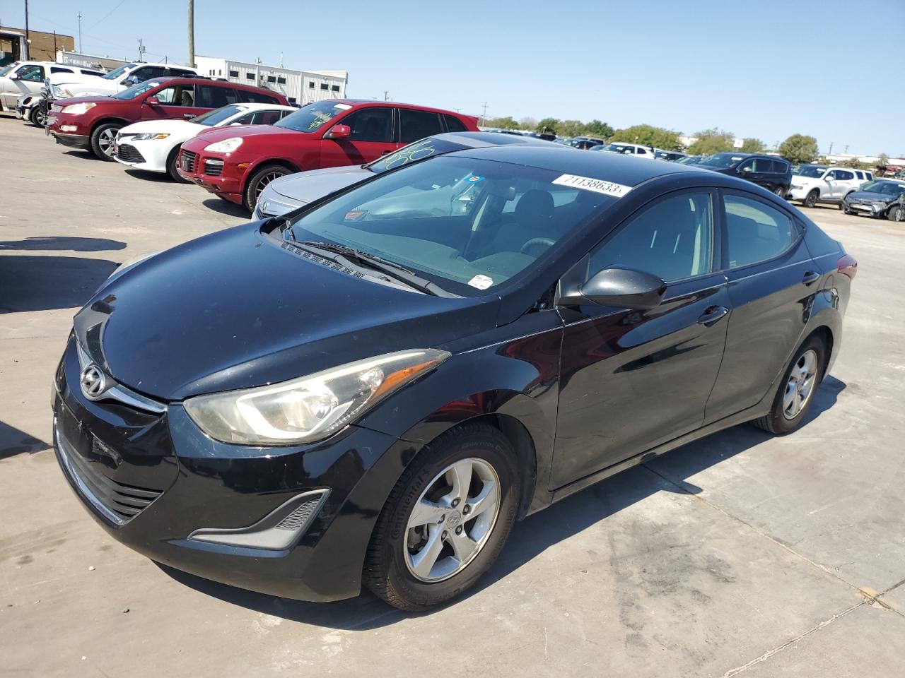 HYUNDAI ELANTRA 2014 kmhdh4ae1eu140954