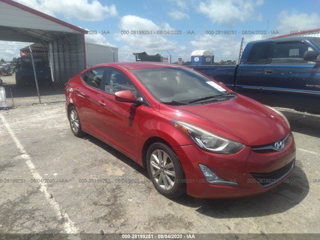 HYUNDAI ELANTRA 2014 kmhdh4ae1eu151453