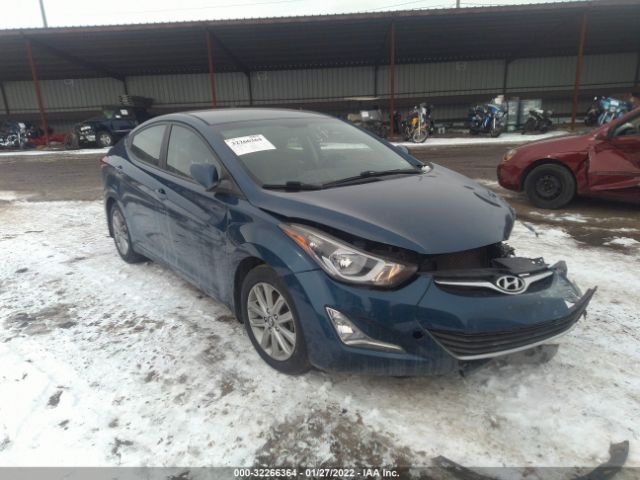 HYUNDAI ELANTRA 2014 kmhdh4ae1eu183836