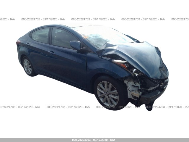 HYUNDAI ELANTRA 2014 kmhdh4ae1eu184436