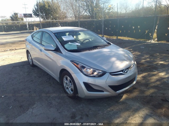 HYUNDAI ELANTRA 2014 kmhdh4ae1eu187515