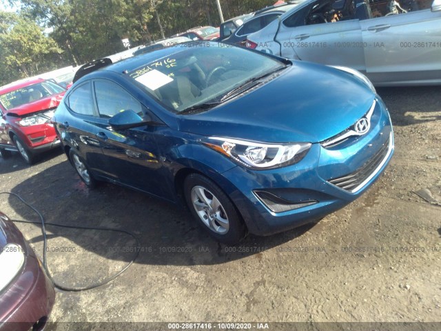 HYUNDAI ELANTRA 2014 kmhdh4ae1eu210114