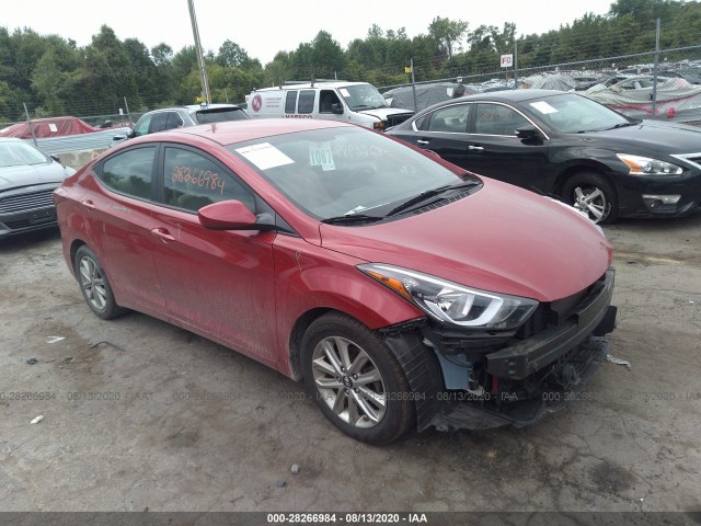 HYUNDAI ELANTRA 2015 kmhdh4ae1fu281315