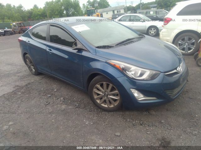 HYUNDAI ELANTRA 2015 kmhdh4ae1fu330724