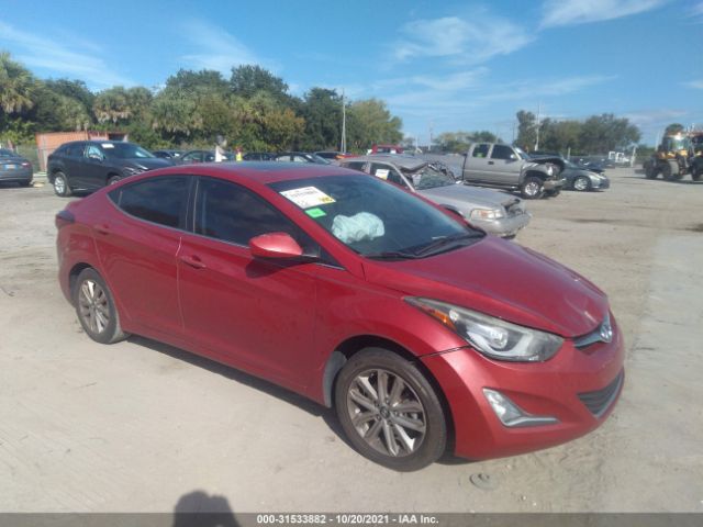 HYUNDAI ELANTRA 2015 kmhdh4ae1fu344039