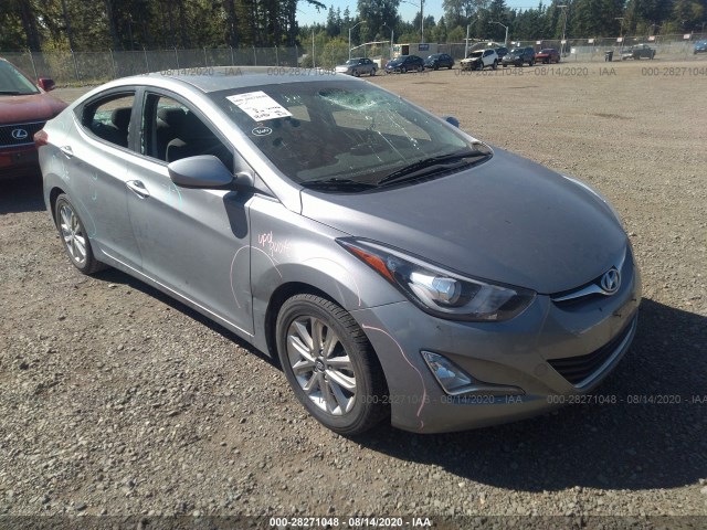 HYUNDAI ELANTRA 2015 kmhdh4ae1fu354103