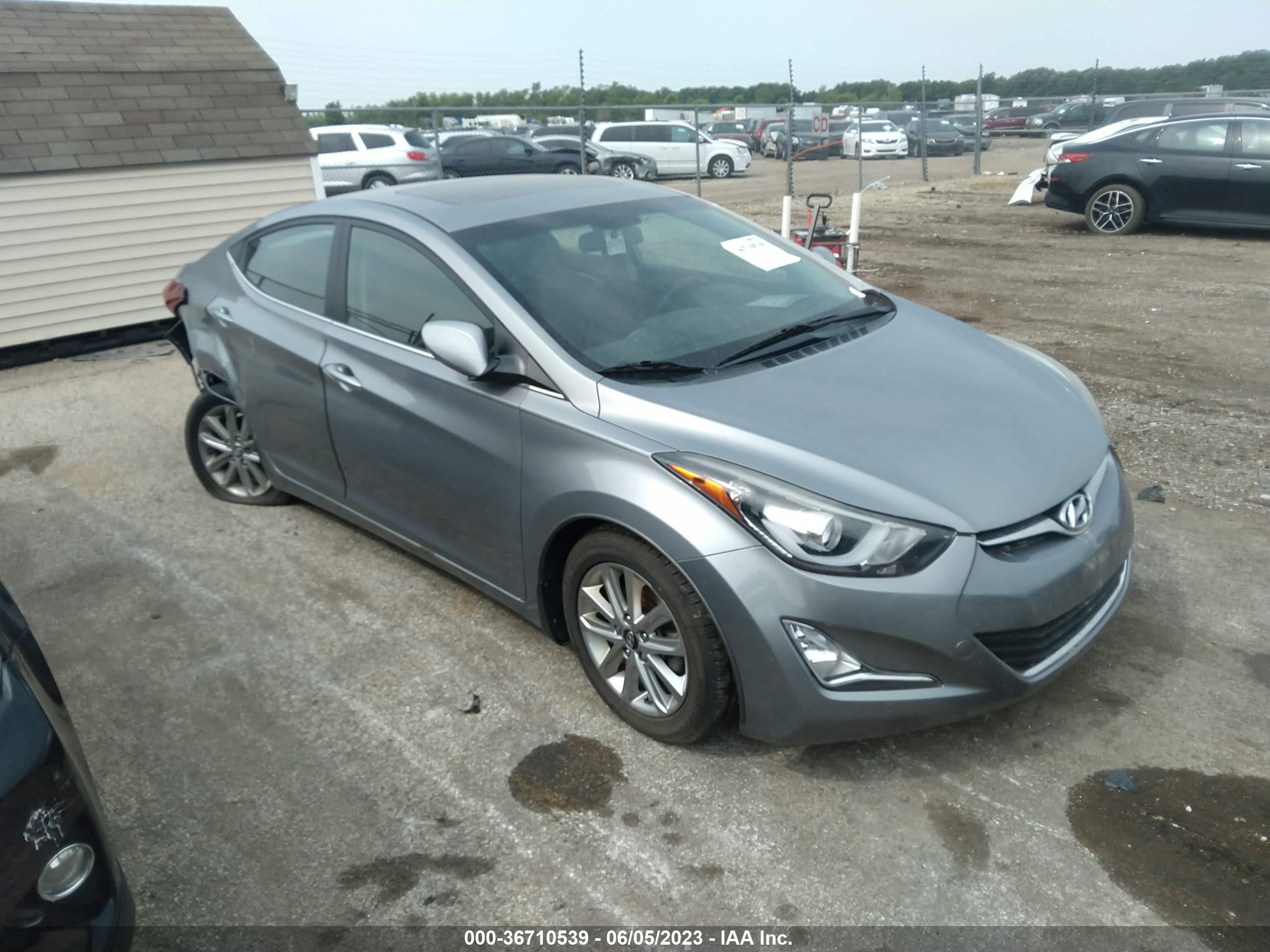 HYUNDAI ELANTRA 2015 kmhdh4ae1fu354795