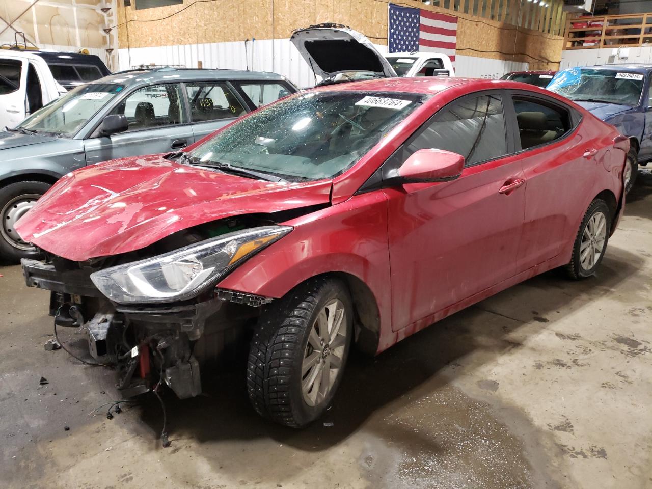 HYUNDAI ELANTRA 2015 kmhdh4ae1fu357969