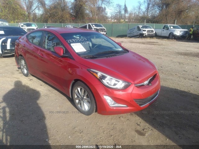 HYUNDAI ELANTRA 2015 kmhdh4ae1fu358796