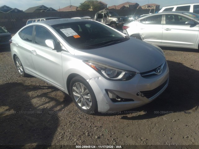 HYUNDAI ELANTRA 2015 kmhdh4ae1fu439443