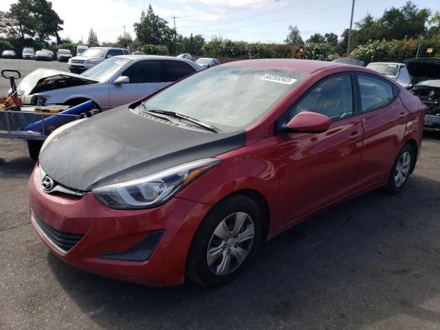 HYUNDAI ELANTRA SE 2016 kmhdh4ae1gu483072