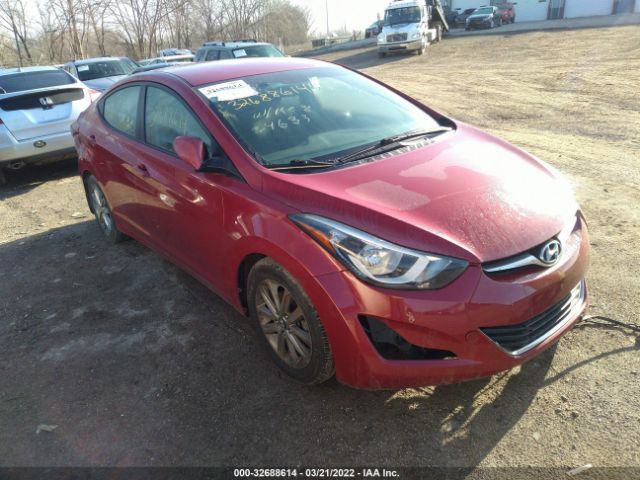 HYUNDAI ELANTRA 2016 kmhdh4ae1gu491365