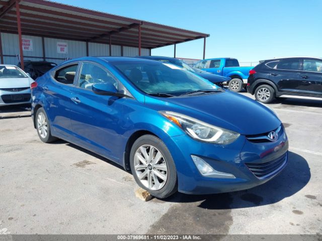 HYUNDAI ELANTRA 2016 kmhdh4ae1gu491690