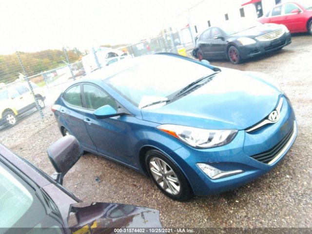 HYUNDAI ELANTRA 2016 kmhdh4ae1gu501988