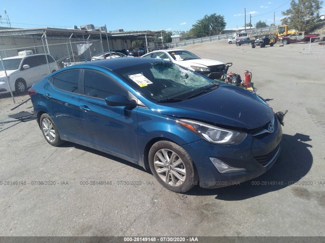 HYUNDAI ELANTRA 2016 kmhdh4ae1gu504017