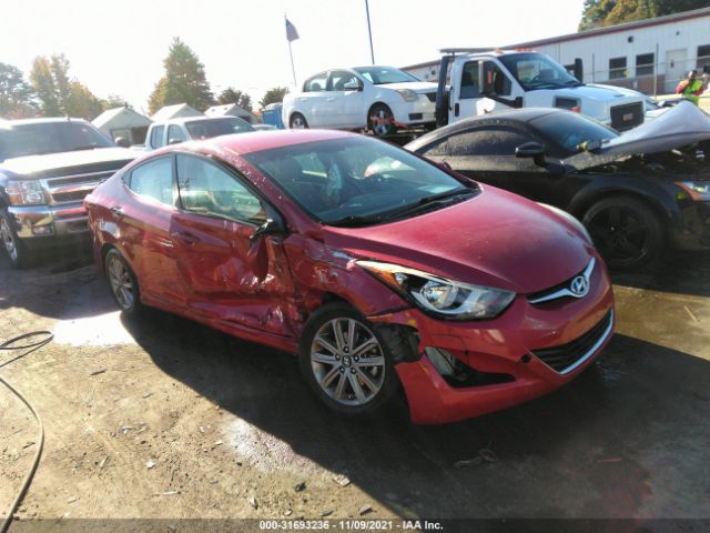 HYUNDAI ELANTRA 2016 kmhdh4ae1gu520217