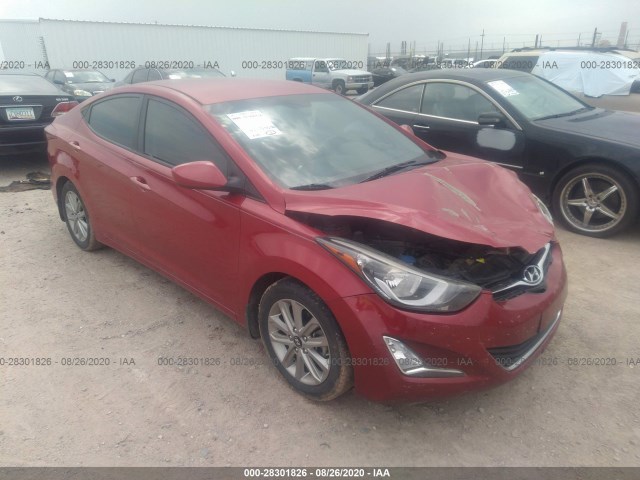 HYUNDAI ELANTRA 2016 kmhdh4ae1gu532142