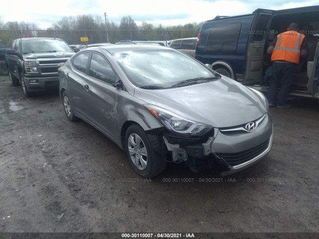 HYUNDAI ELANTRA 2016 kmhdh4ae1gu532805