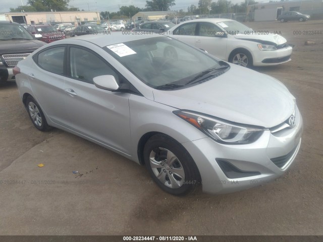 HYUNDAI ELANTRA 2016 kmhdh4ae1gu541777