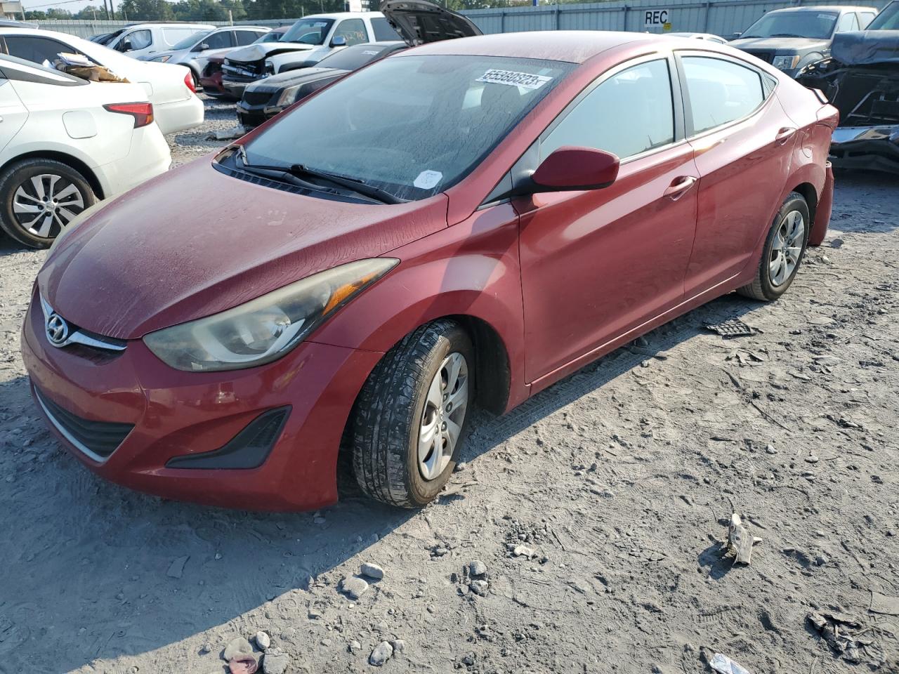 HYUNDAI ELANTRA 2016 kmhdh4ae1gu583852