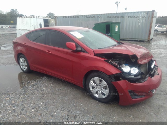 HYUNDAI ELANTRA 2016 kmhdh4ae1gu588131