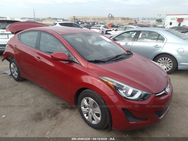 HYUNDAI ELANTRA 2016 kmhdh4ae1gu589344