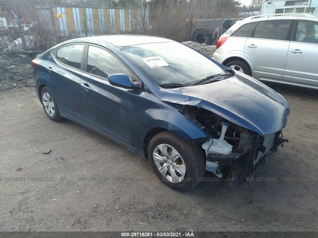 HYUNDAI ELANTRA 2016 kmhdh4ae1gu599405