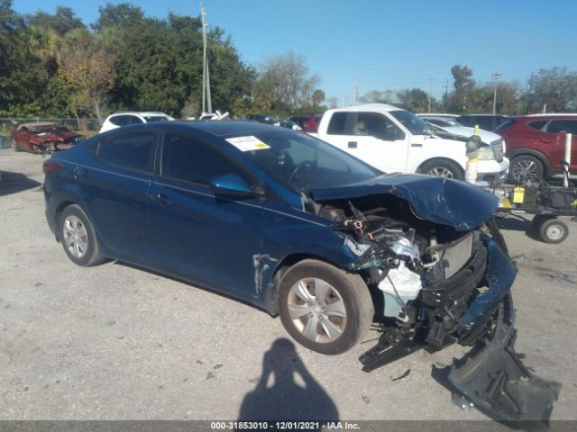 HYUNDAI ELANTRA 2016 kmhdh4ae1gu619443