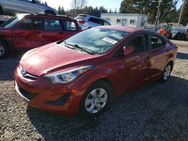 HYUNDAI ELANTRA 2016 kmhdh4ae1gu624786