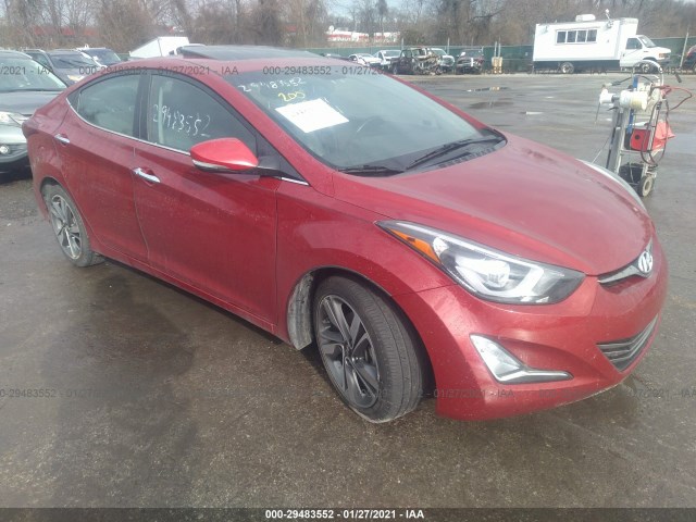 HYUNDAI ELANTRA 2016 kmhdh4ae1gu625985