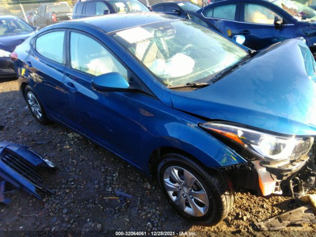 HYUNDAI ELANTRA 2016 kmhdh4ae1gu633715