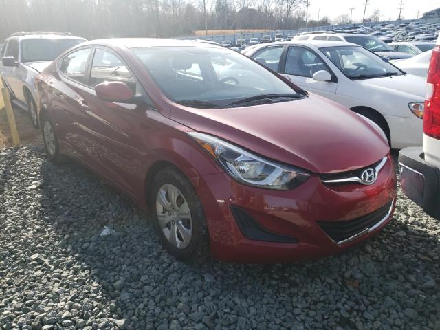 HYUNDAI ELANTRA SE 2016 kmhdh4ae1gu650353