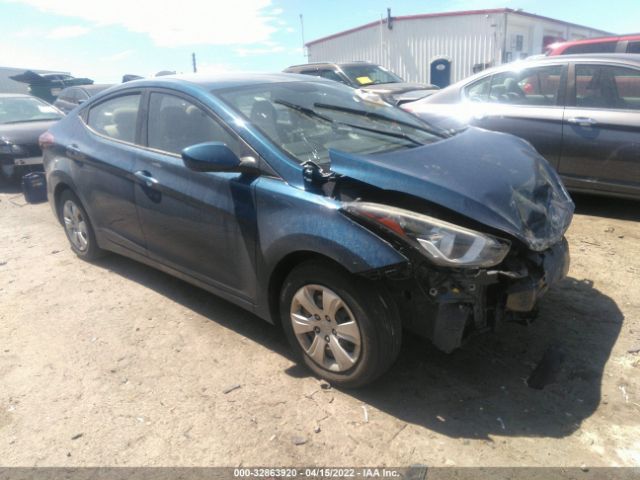 HYUNDAI ELANTRA 2016 kmhdh4ae1gu651308