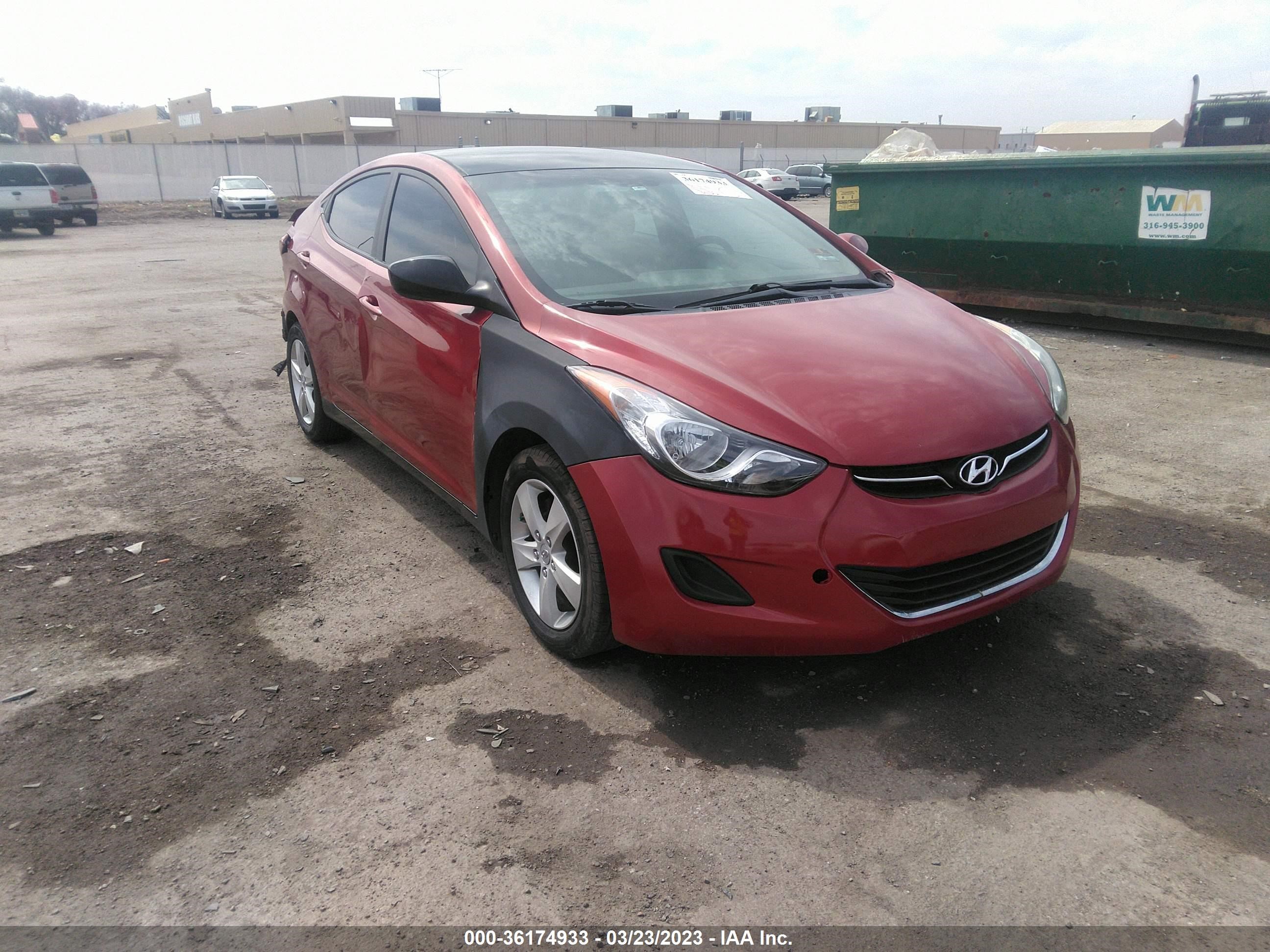 HYUNDAI ELANTRA 2011 kmhdh4ae2bu116223