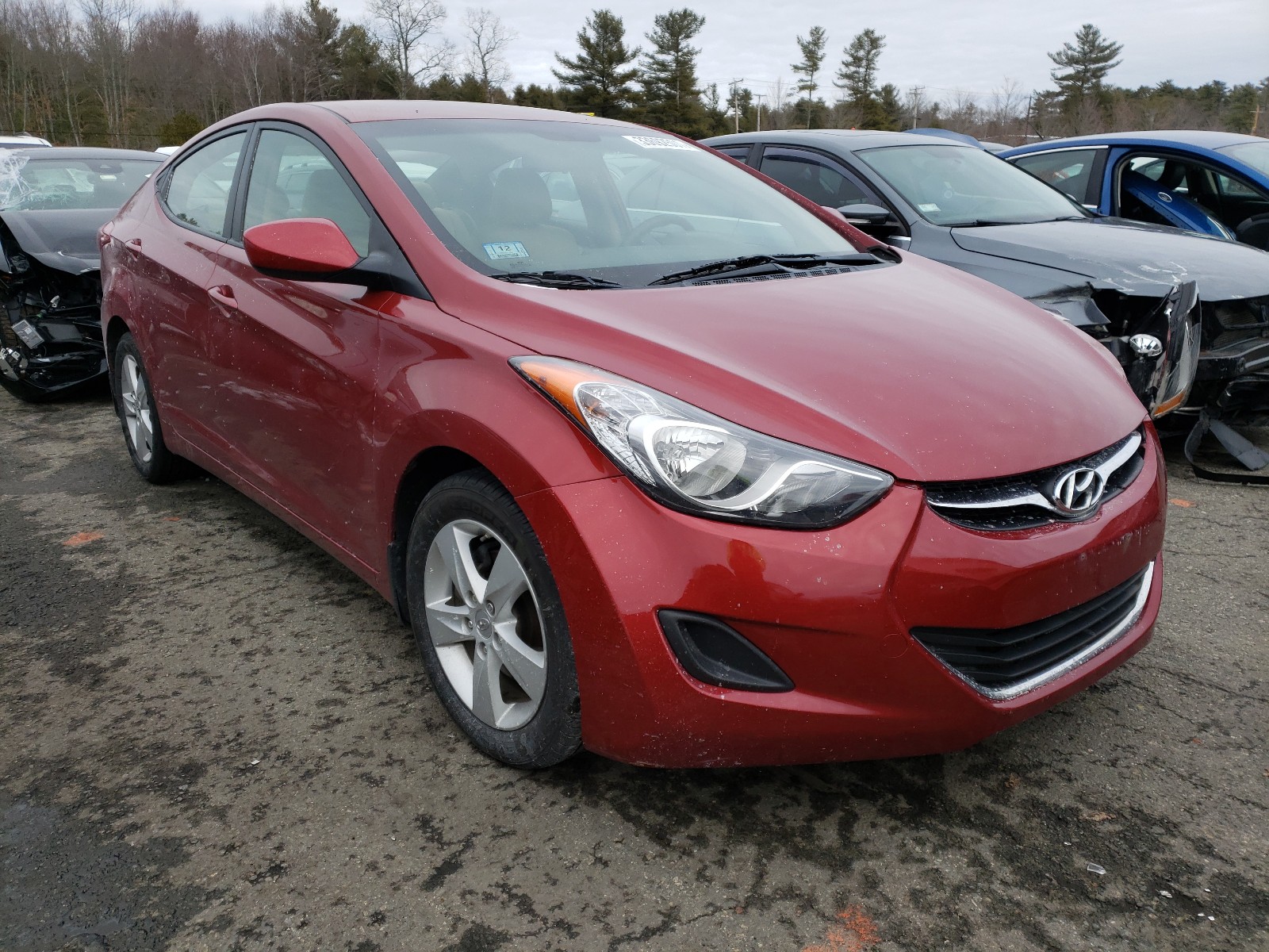 HYUNDAI ELANTRA GL 2011 kmhdh4ae2bu139159