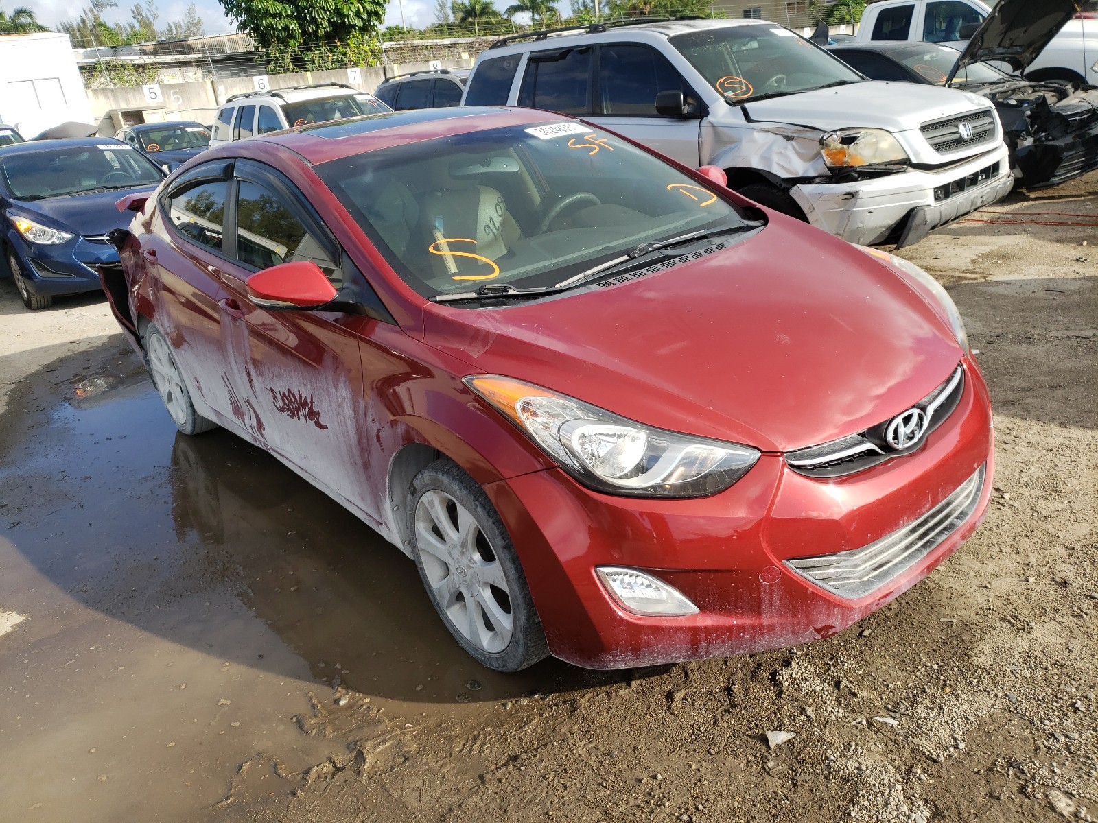 HYUNDAI ELANTRA GL 2012 kmhdh4ae2cu327133