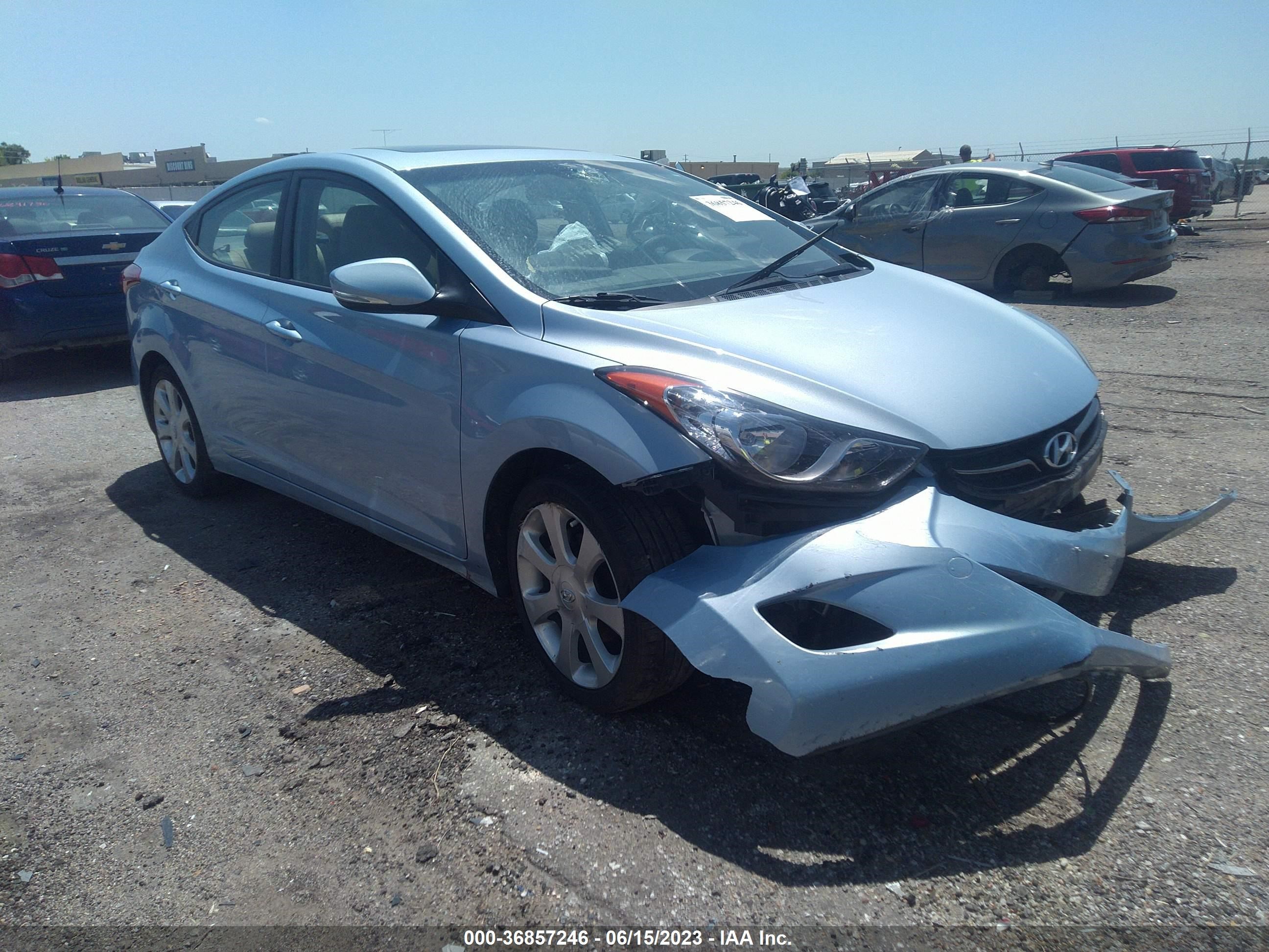 HYUNDAI ELANTRA 2012 kmhdh4ae2cu487111