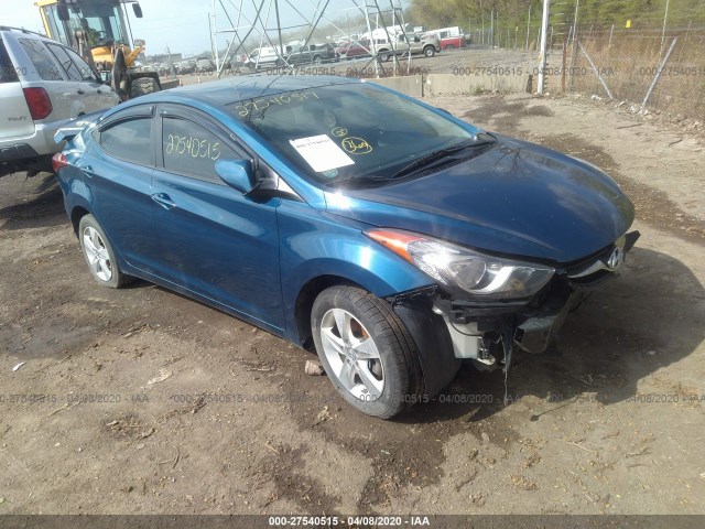 HYUNDAI ELANTRA 2013 kmhdh4ae2du006291