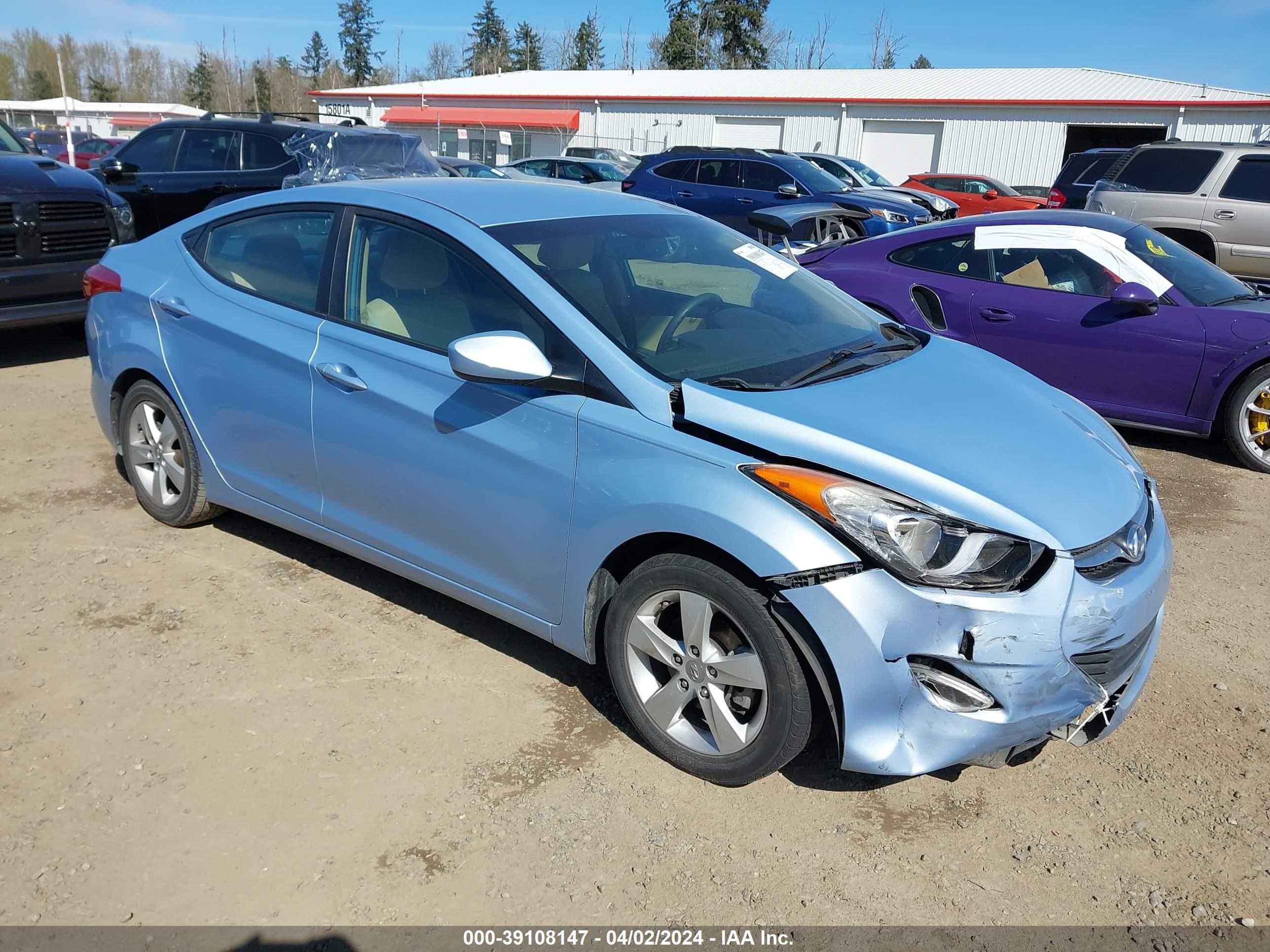 HYUNDAI ELANTRA 2013 kmhdh4ae2du539385