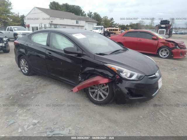 HYUNDAI ELANTRA 2014 kmhdh4ae2eu027773