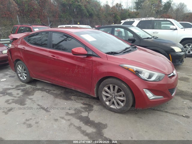 HYUNDAI ELANTRA 2014 kmhdh4ae2eu027952