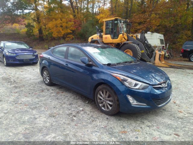 HYUNDAI ELANTRA 2014 kmhdh4ae2eu028857