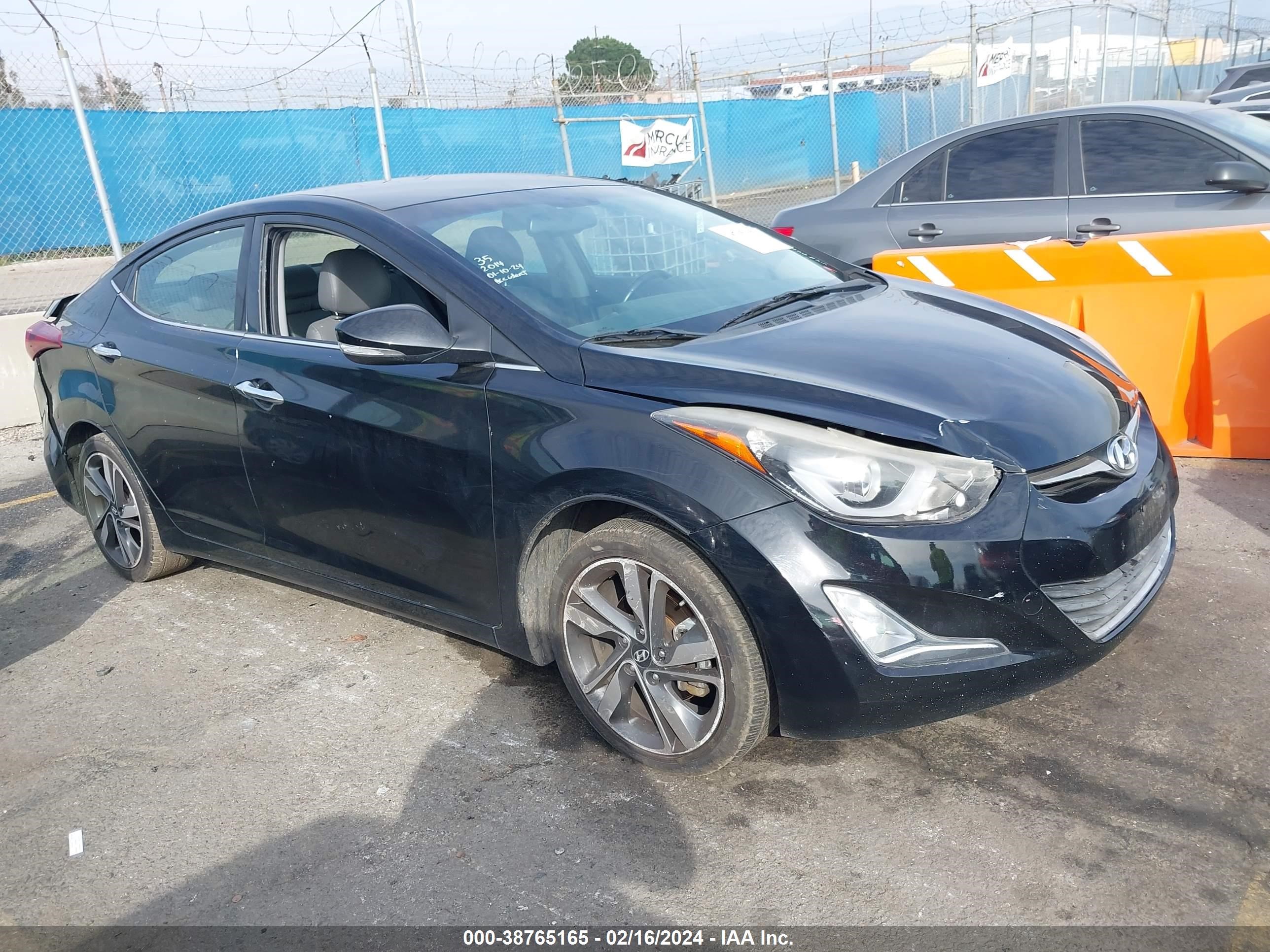 HYUNDAI ELANTRA 2014 kmhdh4ae2eu057002