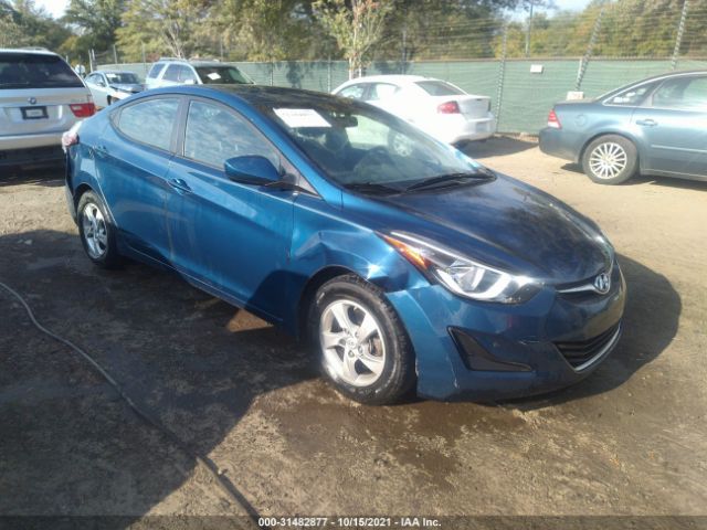 HYUNDAI ELANTRA 2014 kmhdh4ae2eu062720