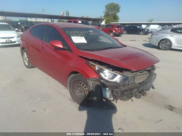 HYUNDAI ELANTRA 2014 kmhdh4ae2eu108899