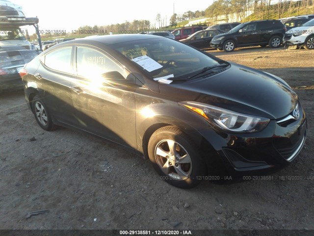 HYUNDAI ELANTRA 2014 kmhdh4ae2eu122902